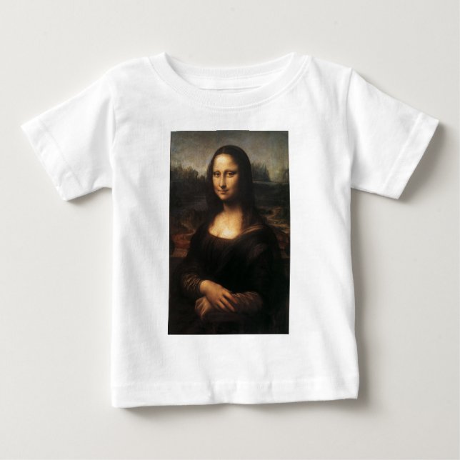 T-shirt Pour Bébé Mona Lisa (Devant)