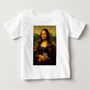 T-shirt Pour Bébé Mona Lisa Avec Hamster