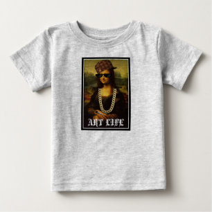 T-shirt Pour Bébé Mona Lisa Thug Life Art Life