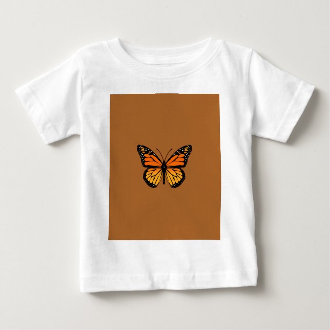 T-shirt Pour Bébé Monarch Butterfly Joy (Devant)