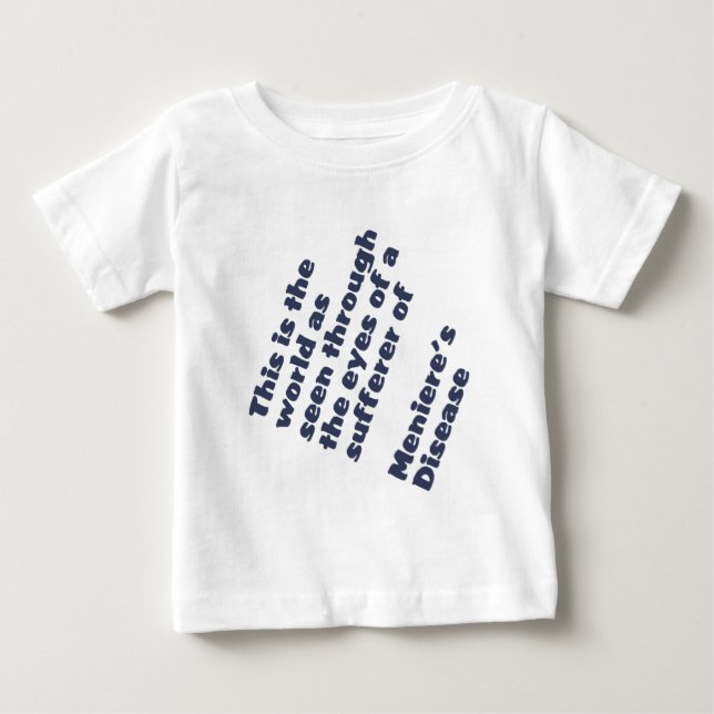 T-shirt Pour Bébé monde à travers les yeux (Devant)