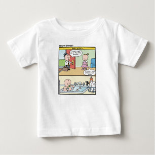 T-shirt Pour Bébé Monde du bébé de la rue ensoleillée
