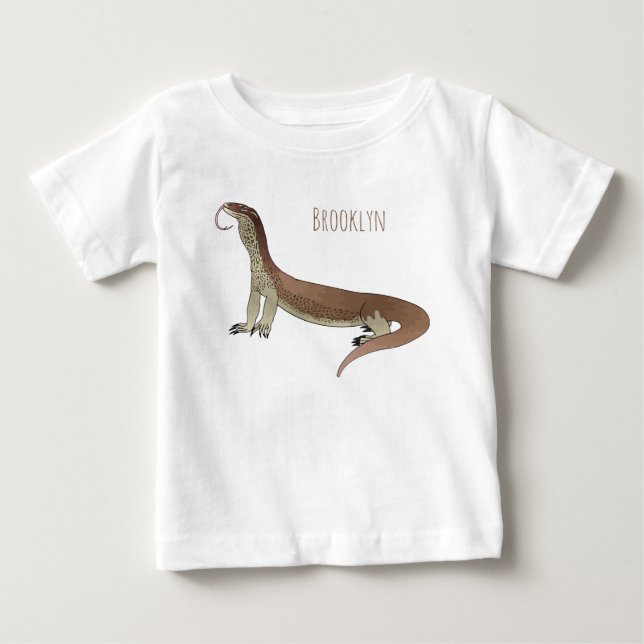 T-shirt Pour Bébé Monitor lizard (Devant)