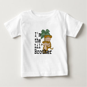 T-shirt Pour Bébé Monkey Little Brother