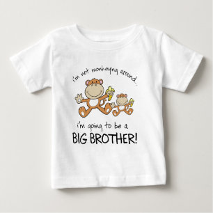 T-shirt Pour Bébé monkeying autour