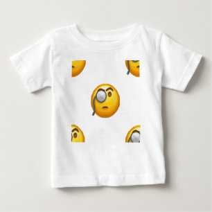T-shirt Pour Bébé monocle émoji