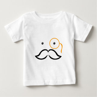 T-shirt Pour Bébé Monocle et Moustache