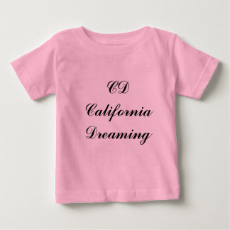 T-shirt Pour Bébé Monogramme de rêve californien