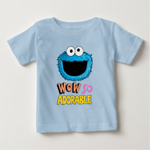 T-shirt Pour Bébé Monster à la fin de cette histoire Cookie Monste
