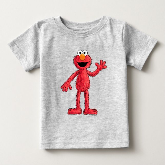 T-shirt Pour Bébé Monster à la fin de cette histoire | Cutie Elmo (Devant)
