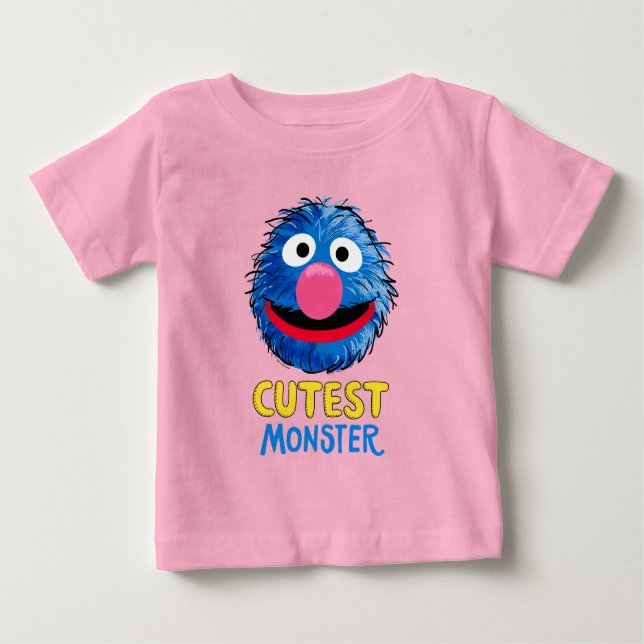 T-shirt Pour Bébé Monster à la fin de cette histoire | Grover (Devant)