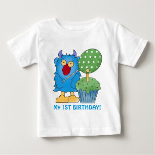 T-shirt Pour Bébé Monster bébé premier anniversaire