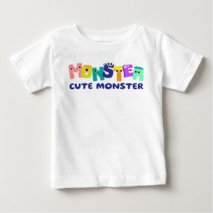 T-shirt Pour Bébé Monster mignon monstre