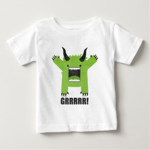 T-shirt Pour Bébé monstre