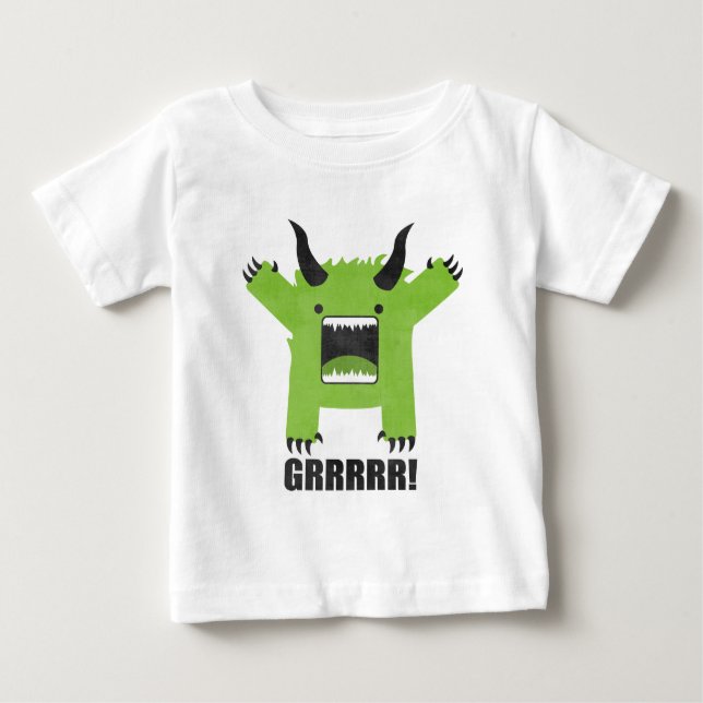 T-shirt Pour Bébé monstre (Devant)