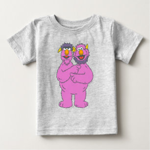T-shirt Pour Bébé Monstre à deux têtes de Sesame Street