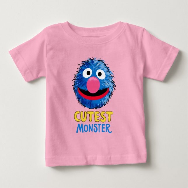 T-shirt Pour Bébé Monstre à la fin de cette histoire | Grover (Devant)