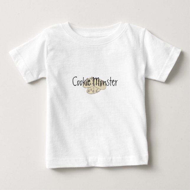 T-shirt Pour Bébé Monstre de biscuit (Devant)