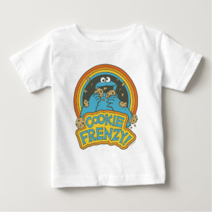 T-shirt Pour Bébé Monstre de cookies vintages Cookie Frenzy