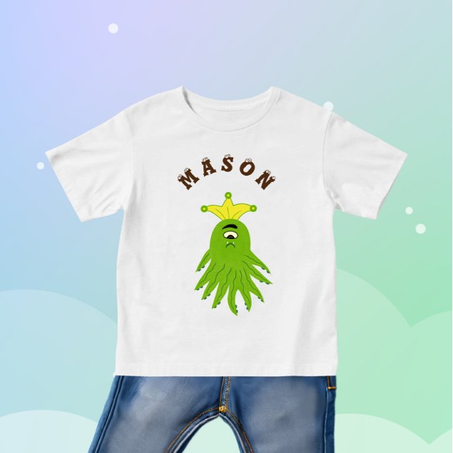 T-shirt Pour Bébé Monstre marin (Créateur téléchargé)