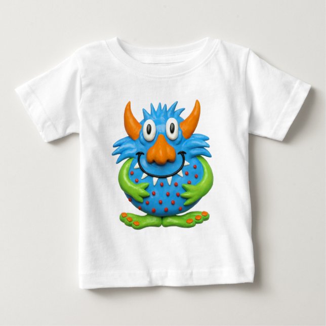 T-shirt Pour Bébé Monstre repéré par bonbon (Devant)