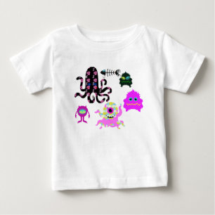 T-shirt Pour Bébé Monstres