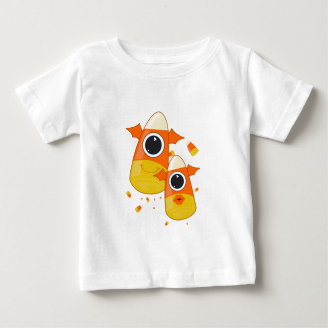 T-shirt Pour Bébé Monstres de maïs (Devant)
