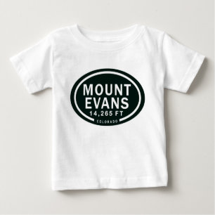 T-shirt Pour Bébé Mont Evans 24 000 M Colorado Rocky Mountain