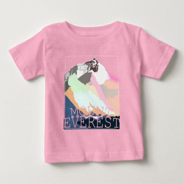 T-shirt Pour Bébé Mont Everest (Devant)