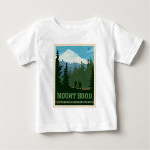 T-shirt Pour Bébé Mont Hood   Oregon