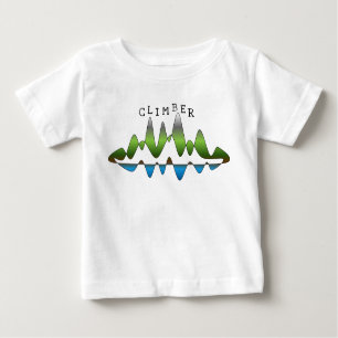 T-shirt Pour Bébé Montagne perpétuelle "Climber" Abstrait