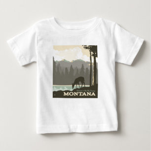 T-shirt Pour Bébé Montana   Bienvenue dans Big Sky Country