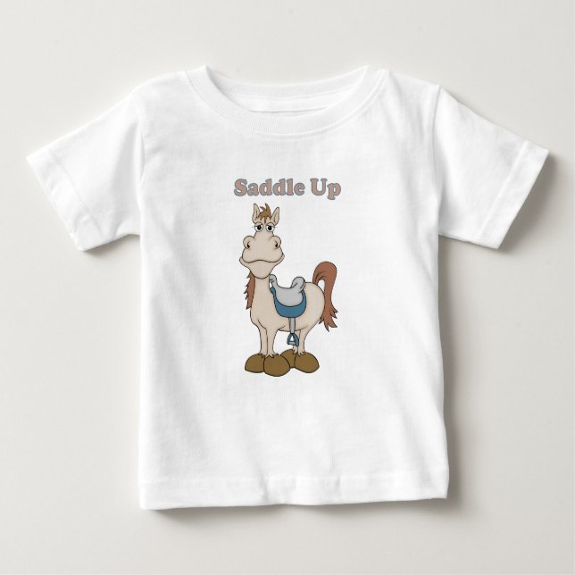 T-shirt Pour Bébé Monter (Devant)
