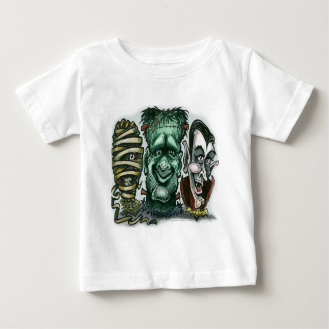 T-shirt Pour Bébé Montres de films (Devant)