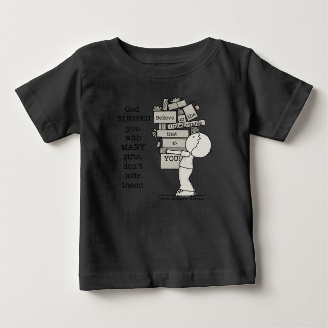 T-shirt Pour Bébé Montrez vos dons (Devant)