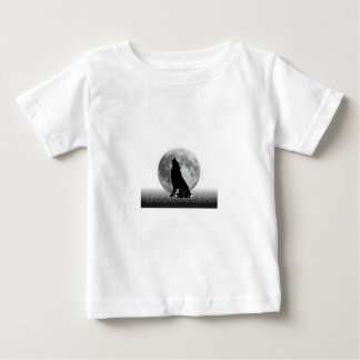 T-shirt Pour Bébé Moon Howl – Mystical Wolf Silhouette GraphiT-Shirt