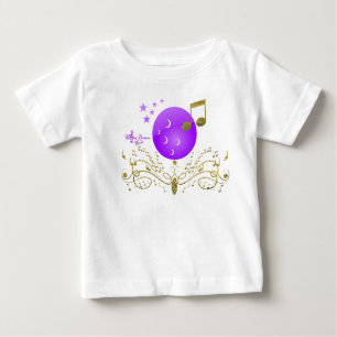T-shirt Pour Bébé MoonDreams Parties scintillant d'or Musique Toddle