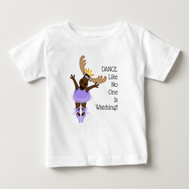 T-shirt Pour Bébé Mooserina l'orignal maladroit J'espère que vous da (Devant)