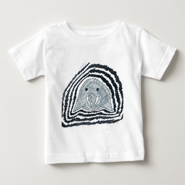 T-shirt Pour Bébé Morse (Devant)