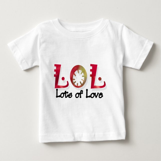 T-SHIRT POUR BÉBÉ MORT DE RIRE (Devant)