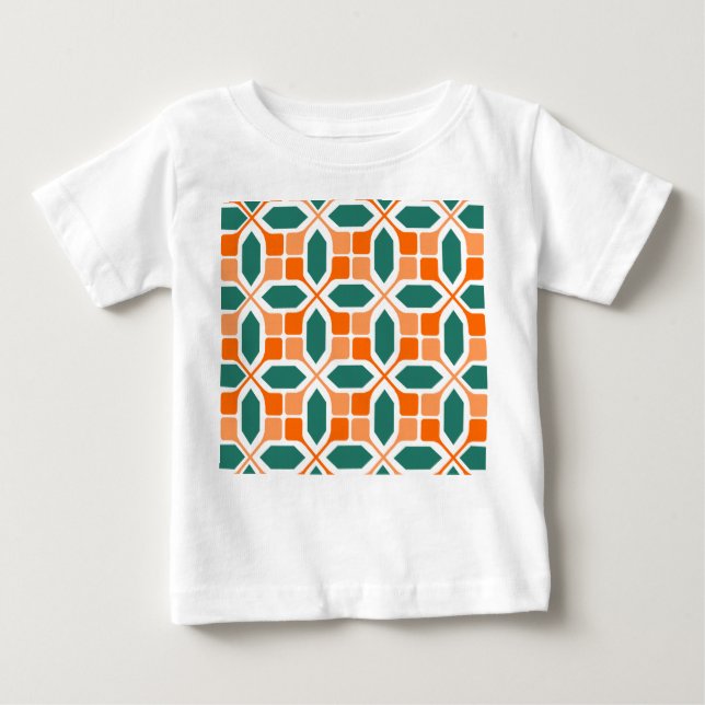 T-shirt Pour Bébé Mosaïque Art déco (Devant)