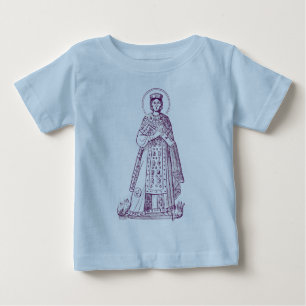 T-shirt Pour Bébé mosaïque grecque de Sainte Agnès de Rome