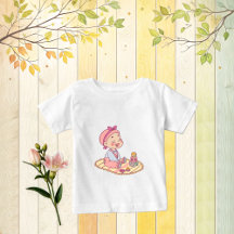 Motif de bébé mignon