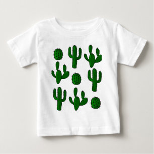 T-shirt Pour Bébé Motif de cactus - transparent