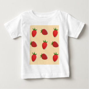 T-shirt Pour Bébé Motif de fraises pour les fruits à l'été bonnes vi