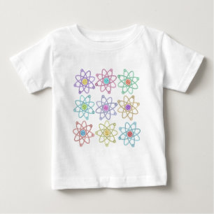 T-shirt Pour Bébé Motif de structure atomique Science