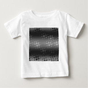 T-shirt Pour Bébé Motif des éclats pointus - Noir, Gris, Blanc