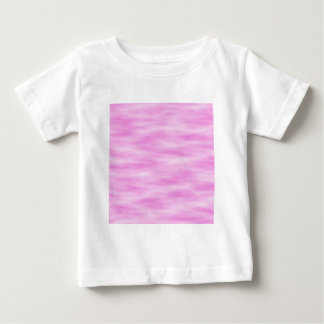 T-shirt Pour Bébé Motif rose et blanc.