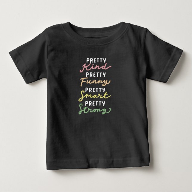 T-shirt Pour Bébé Motivation (Devant)