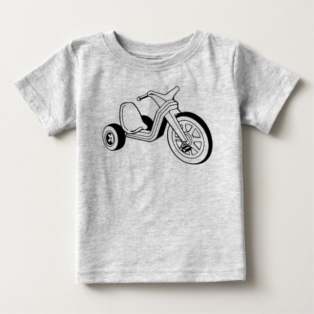 T-shirt Pour Bébé Motocyclette - Bébé (Devant)